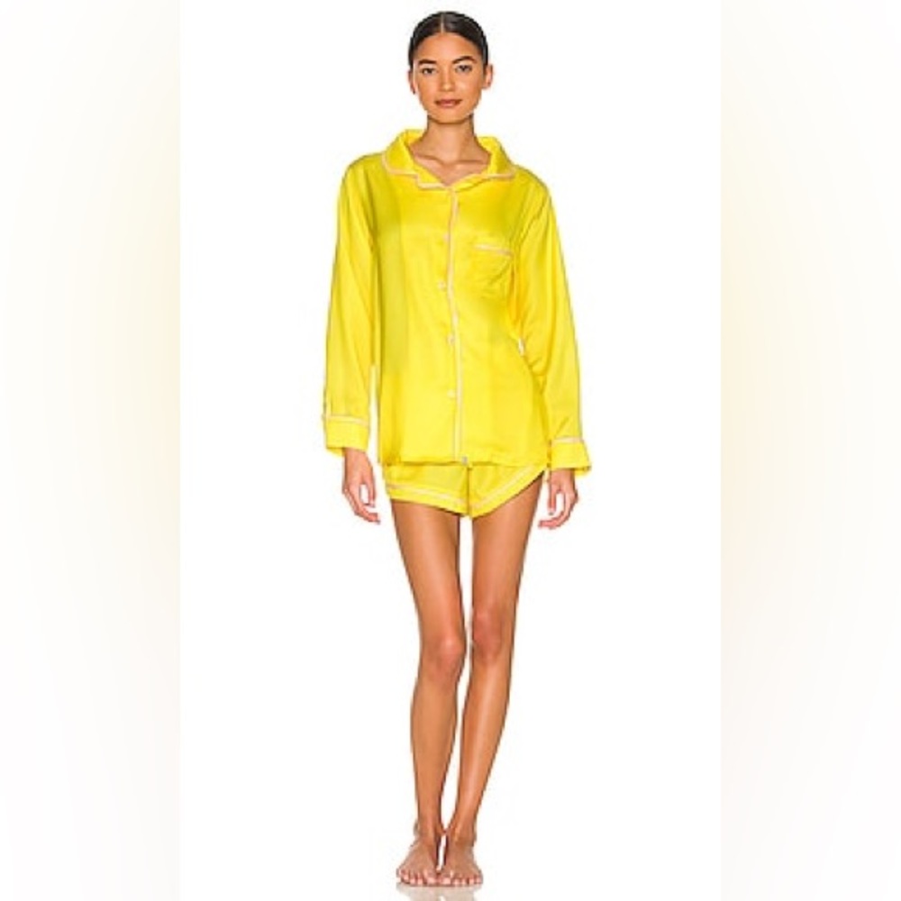 REVOLVE Yellow Pajama Set